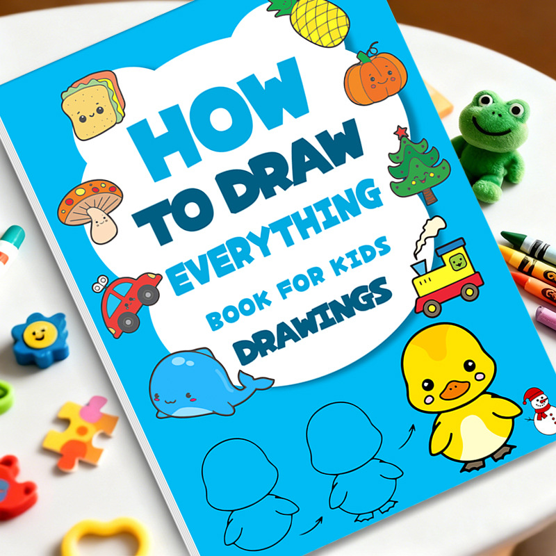 Kids Toys Drawing Easy - Schritt-für-Schritt-Malbuch für Kinder: Lerne, wie man