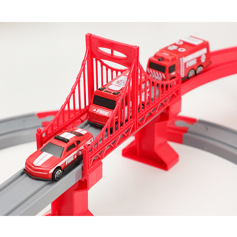 DIY rotes Kunststoff-Zuggleise – Kids Toys Brands Bewertung und Preis