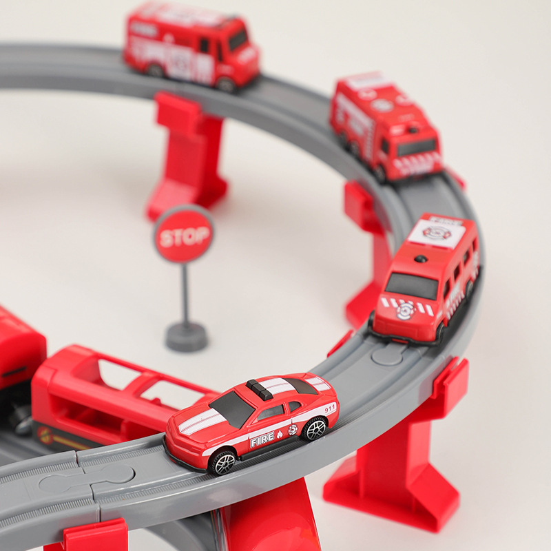 DIY rotes Kunststoff-Zuggleise – Kids Toys Brands Bewertung und Preis