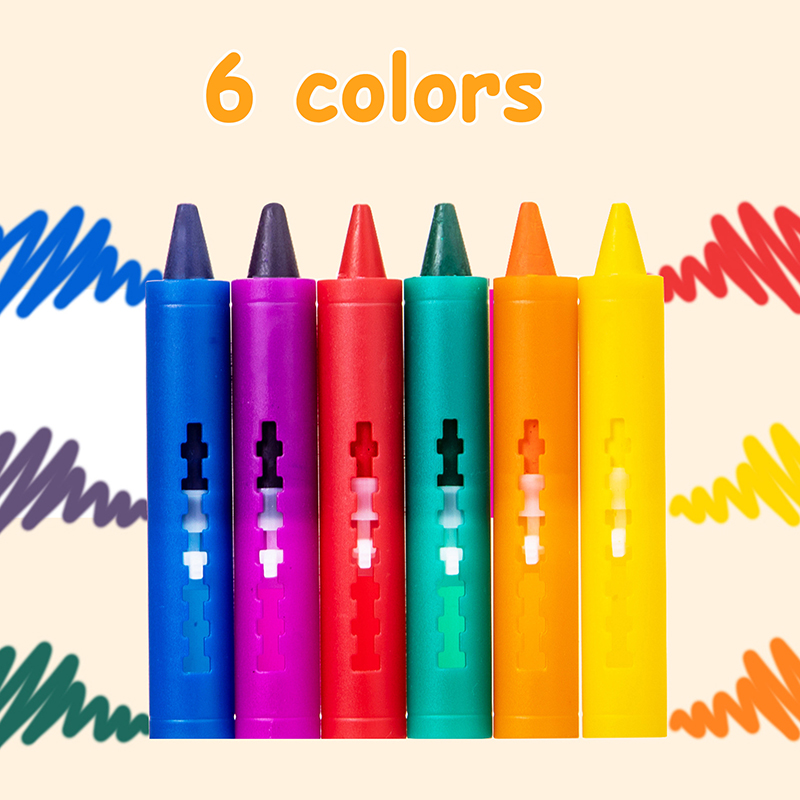 6 Farben waschbare Badestifte- – Kids Toys Drawing Easy Bewertung und Preis