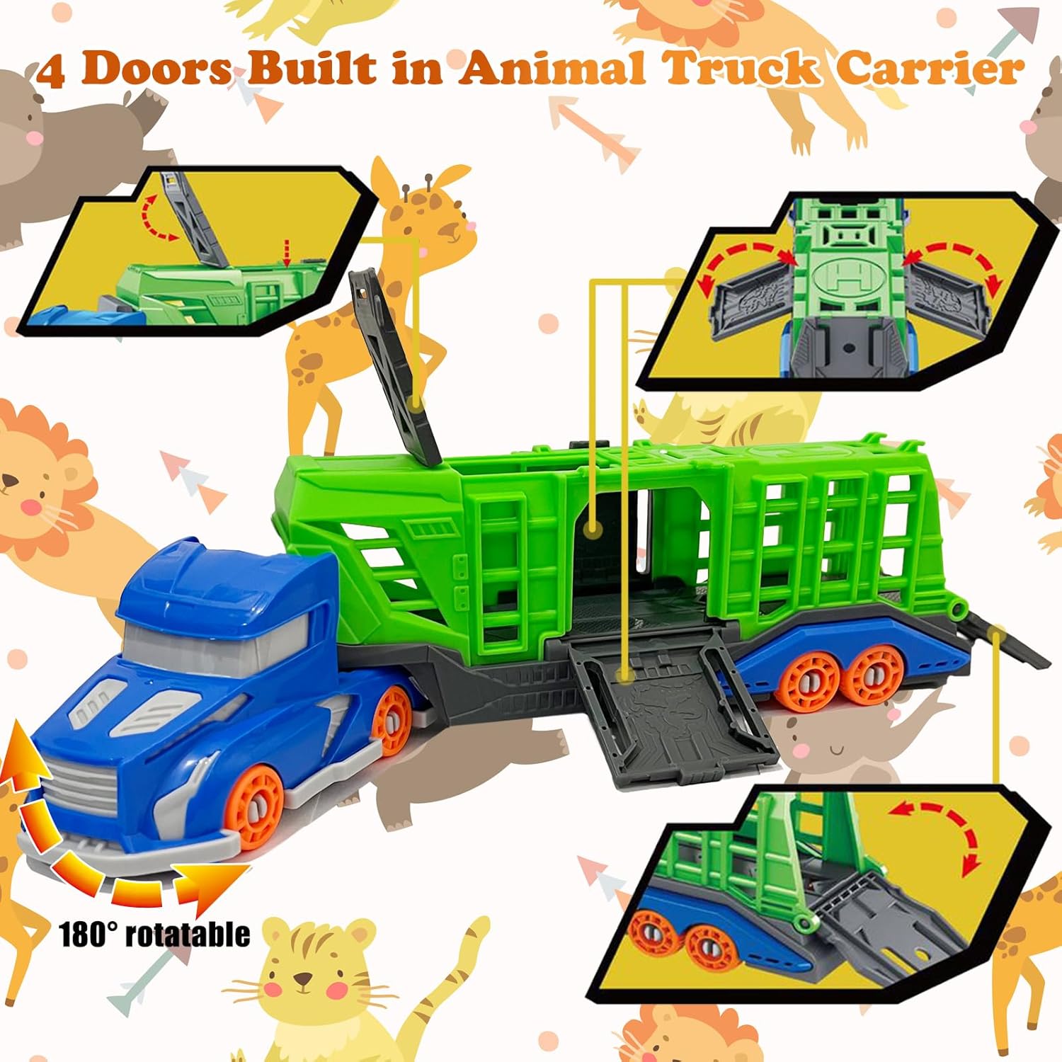 Dinosaurier-Transportfahrzeug- – Kids Toys Xmas Bewertung und Preis