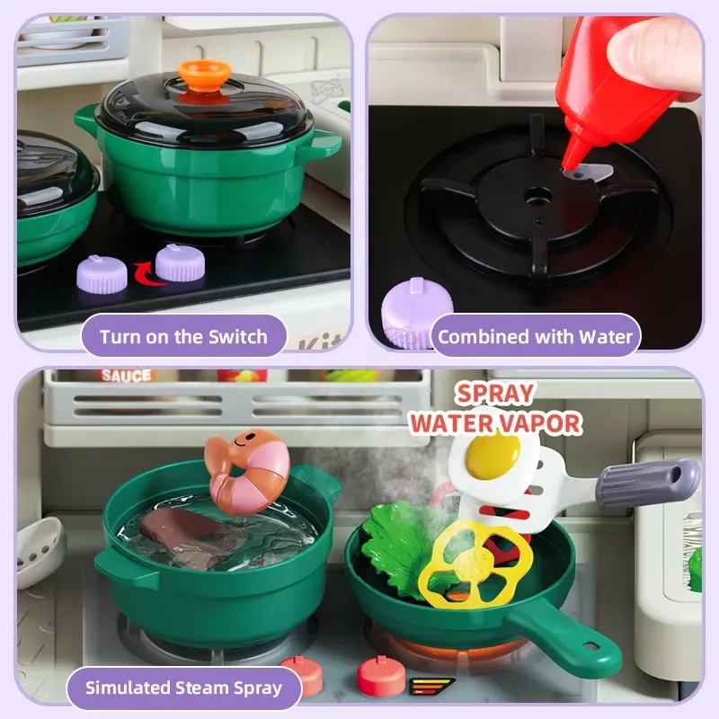 90cm Großes Spielküchen-Set fü – Play Kitchen Set Bewertung und Preis