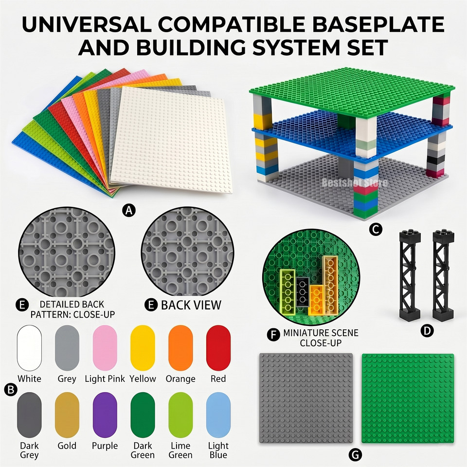 Grundplatte 32x32 Noppen Doppe – Kids Toys Brands Bewertung und Preis