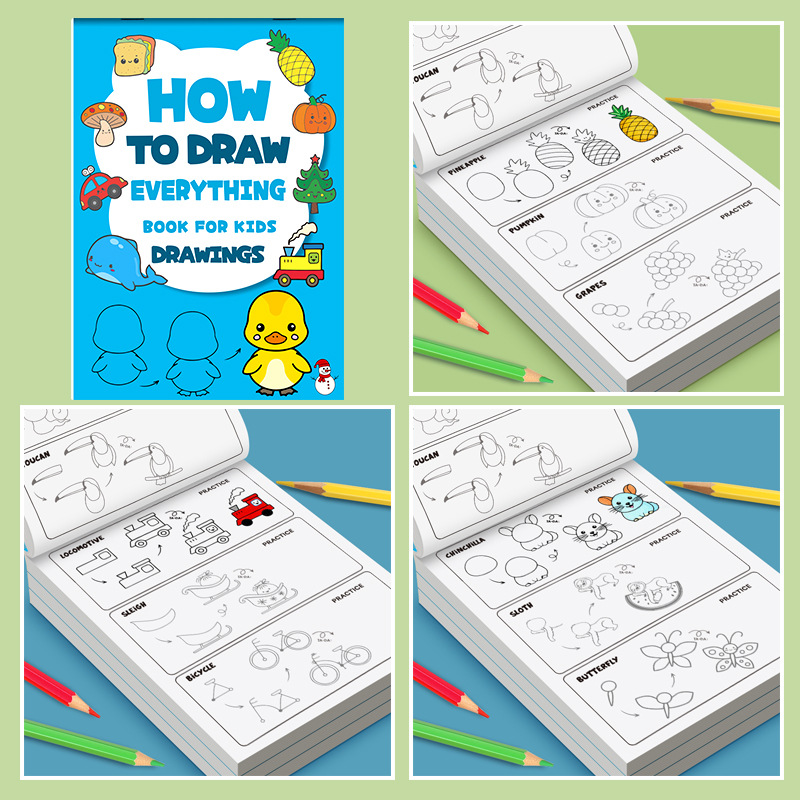 Schritt-für-Schritt-Malbuch fü – Kids Toys Drawing Easy Bewertung und Preis