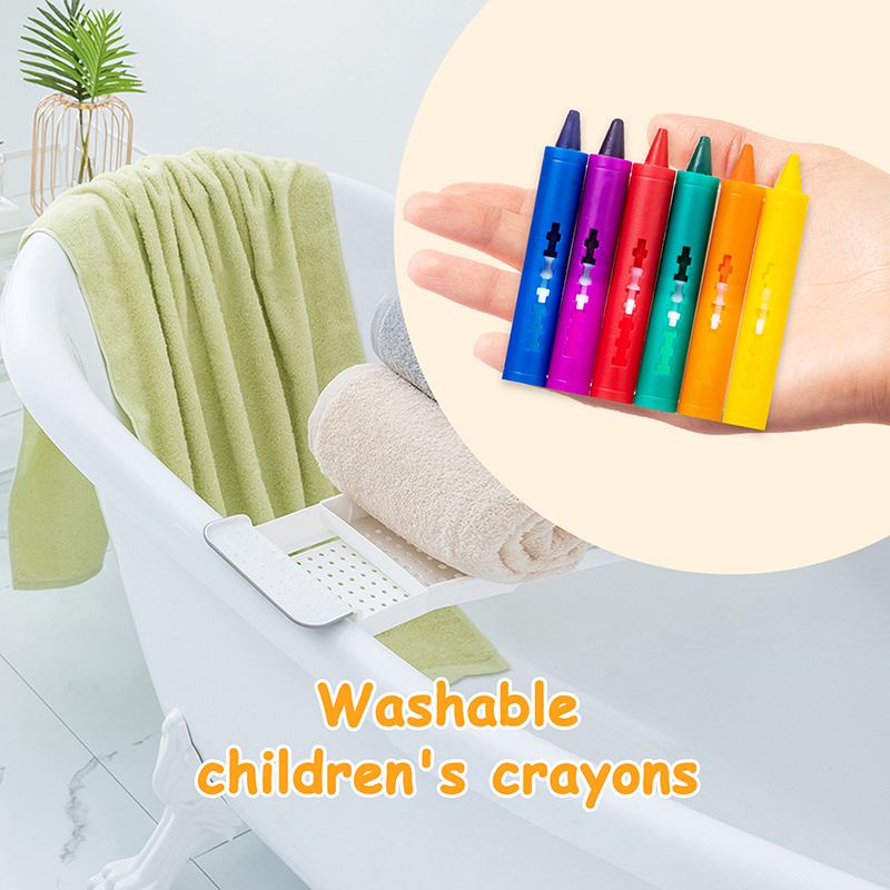 6 Stück waschbare Badestifte,  – Kids Toys Drawing Easy Bewertung und Preis