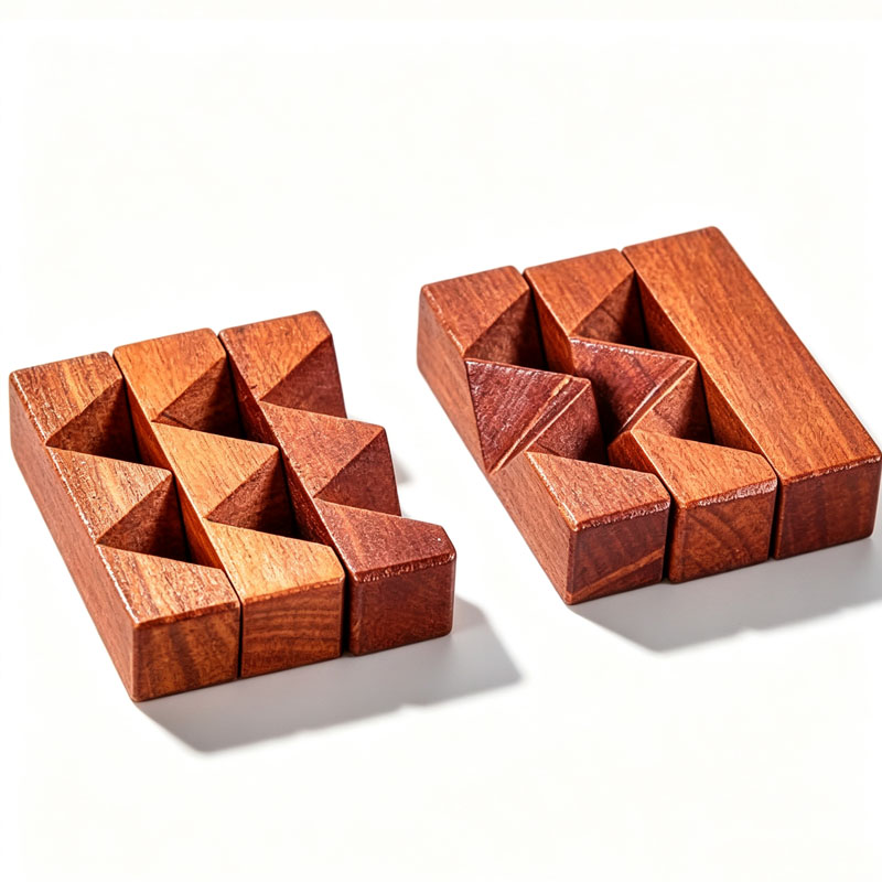 Holzknoten-Puzzle IQ-Logiktrai – Wooden Puzzle Kids Bewertung und Preis