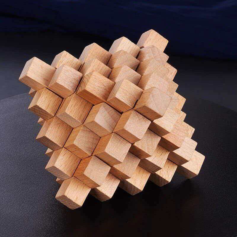 Schwieriges LuBan-Schloss in A – Wooden Puzzle Kids Bewertung und Preis
