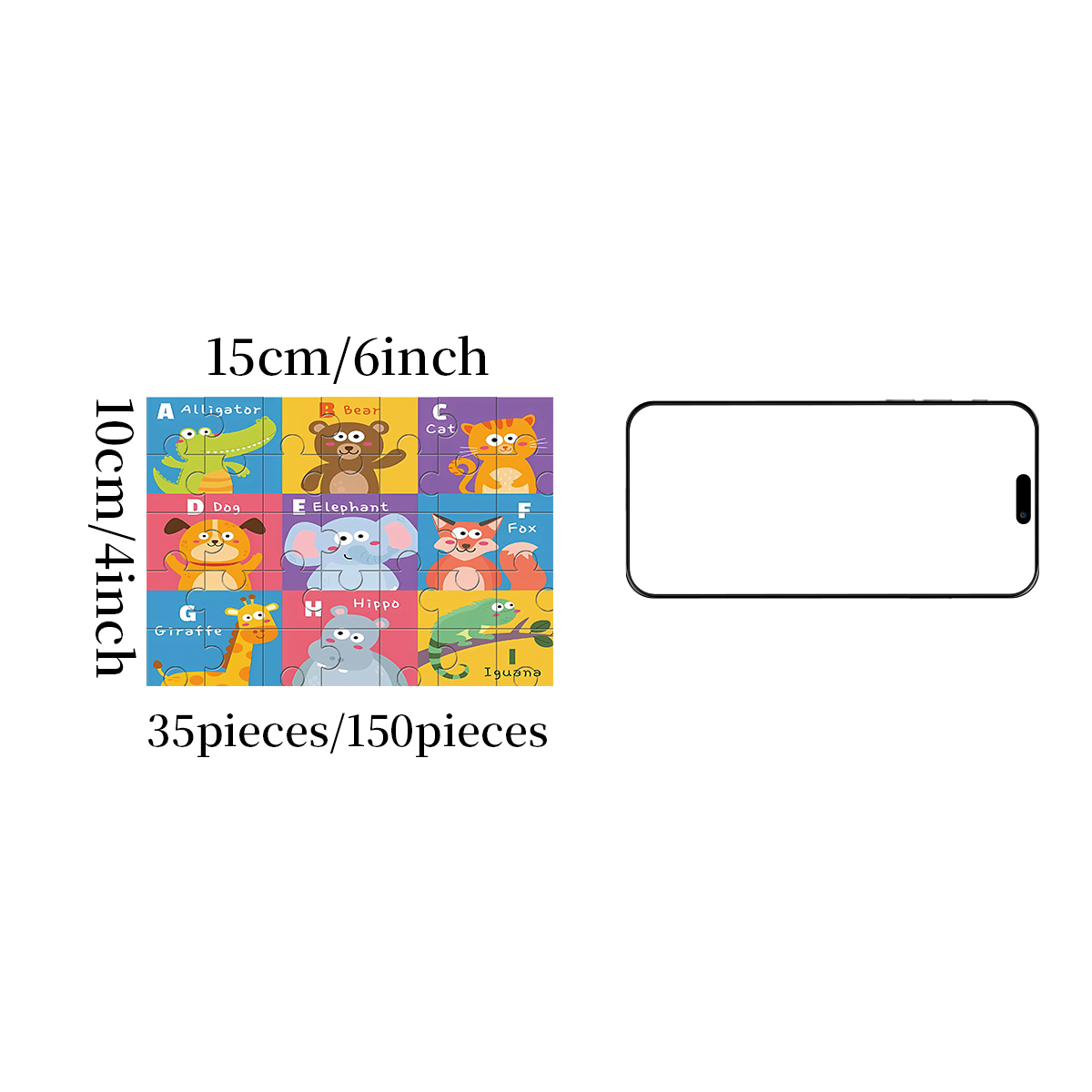 1 Stück Tier-Bär-Holzpuzzle fü – Wooden Puzzle Kids Bewertung und Preis