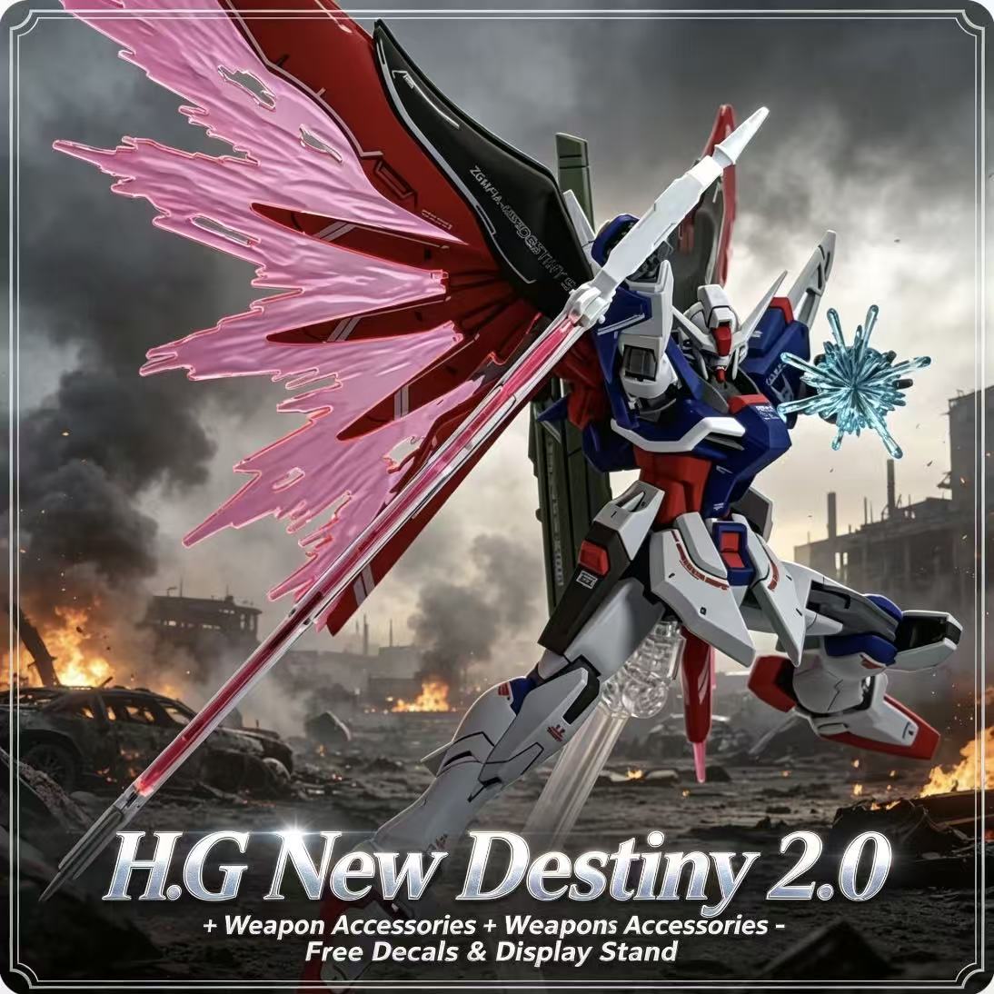 224 HG 1/144 Destiny Spec II F – Bandai Model Gundam Hg Bewertung und Preis