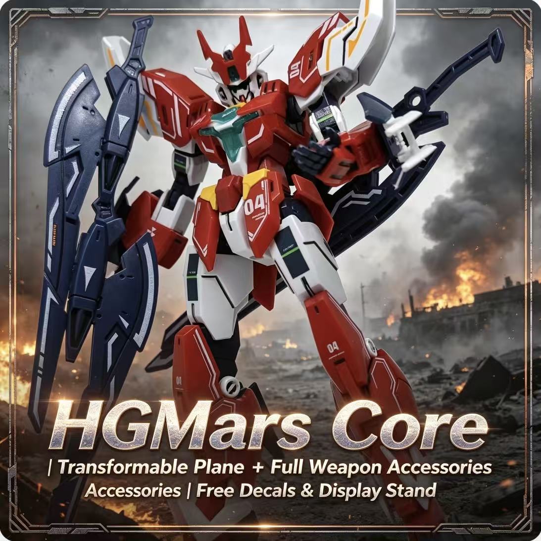 008A HG 1/144 Mars Core Warrio – Bandai Model Gundam Hg Bewertung und Preis